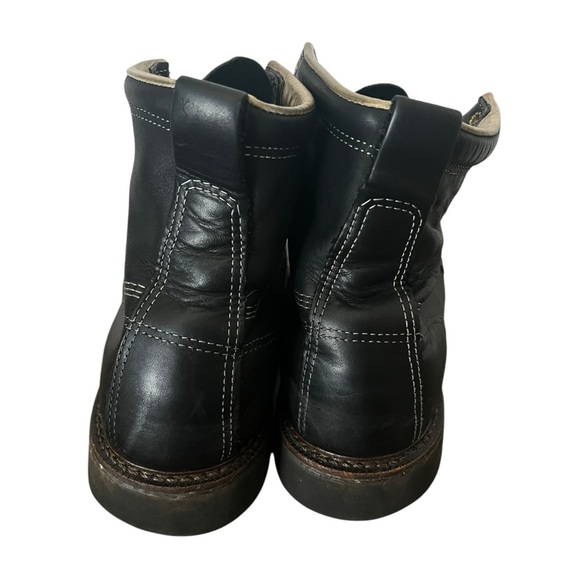Thorogood American Heritage Max Wear Wedge Black 6” Soft Toe Work Boots Size 10 - Picture 2 of 12